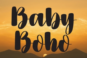 Baby Boho Font Download