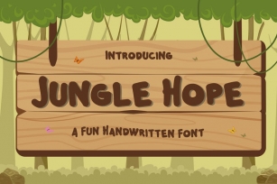 Jungle Hope – Fun Handwritten Font Font Download