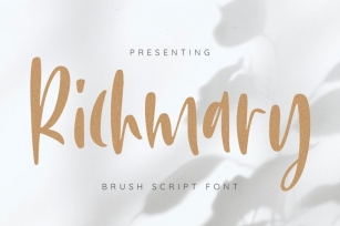 Richmary Font Download