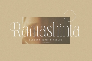 Ramashinta - Stylish Modern Serif Font Download