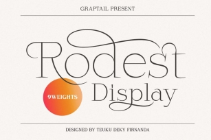 Rodest - Font Family Font Download