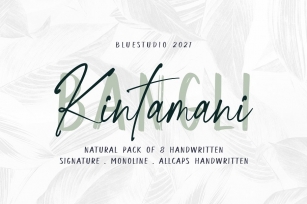 Bangli Kintamani 8 Handwritten Font Download