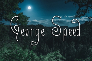 George Speed Font Download