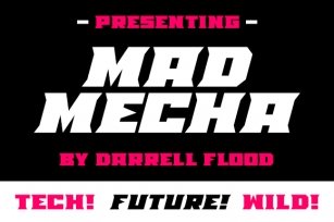 Mad Mecha Font Download