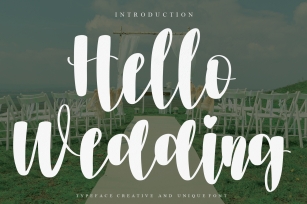 Hello Wedding Font Download