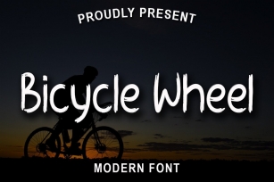 Bicycle Wheel Font Download