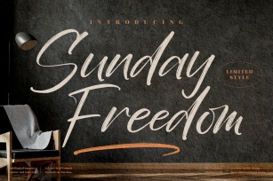 Sunday Freedom Modern Brush LS Font Download