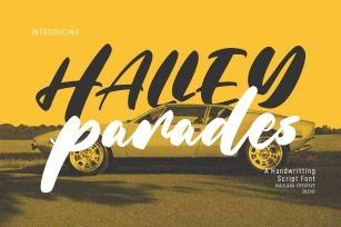 Halley Parades Sans Script Handwritten Font Download