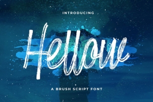 Hellow – Brush Script Typeface Font Download