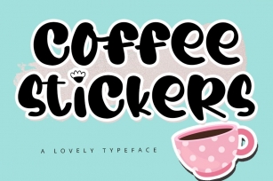 Coffee Stickers Font Download