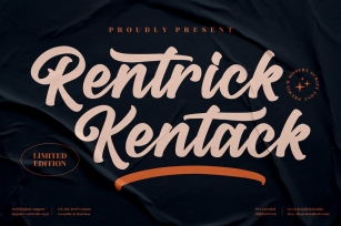 Rentrick Kentack Modern Script LS Font Download