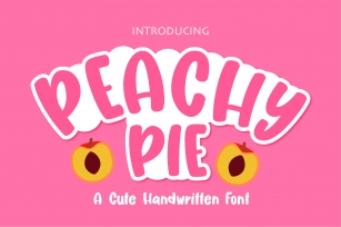 Peachy Pie Font Download