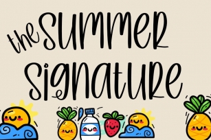 The Summer Signature Font Download