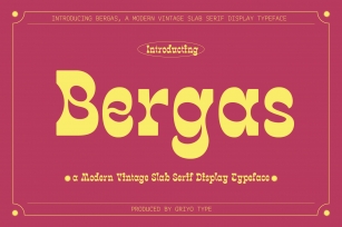 Bergas Font Download