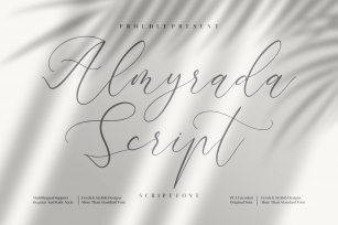 Almyrada Script Modern script Font Download