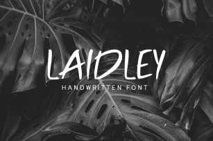 Laidley Handwritten Font Download