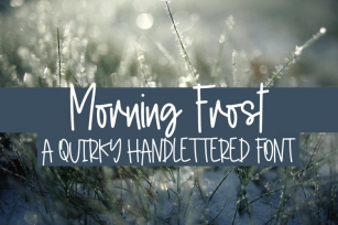 Morning Frost Font Download