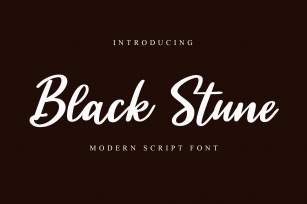 Black Stune Font Download