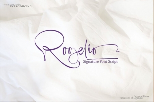 ROGELIO - Signature Font Font Download