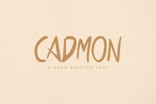 Cadmon Handwritten Font Download