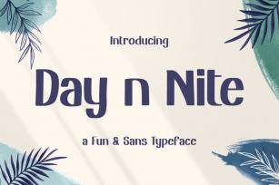 Day n Nite – Fun Sans Typeface Font Download