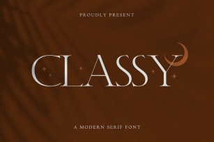 Classy – Modern Serif Font Font Download