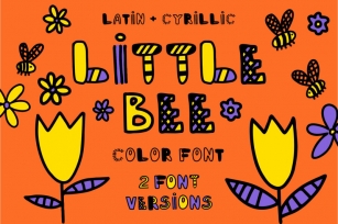 Little Bee Color Font Font Download