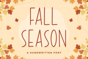 Fall Season -Handwritten Font Download