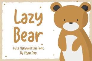 Lazy Bear Font Download