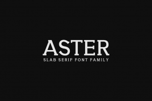 Aster Family Font Download