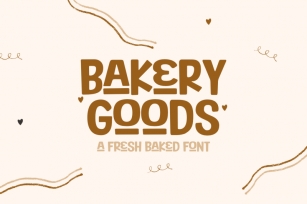 Bakery Goods Font Download