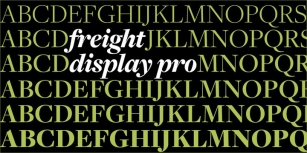 Freight Display Pro Font Download