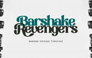 Barshake Revengers Font Download