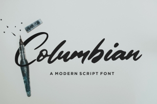Columbian Modern Handwritten Font Download