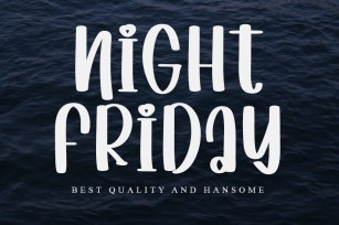 Night Friday Font Download
