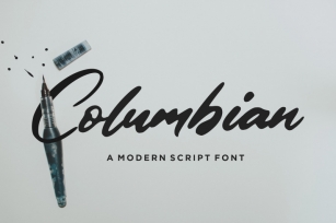 Columbian Modern Handwritten Font Font Download