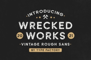 Wrecked Works Font Download