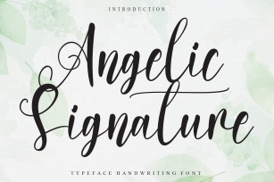 Angelic Signature Font Download