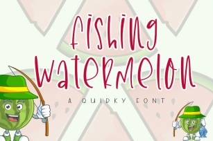 Fishing Watermelon Font Download