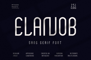Elanob Sans Serif Font Download