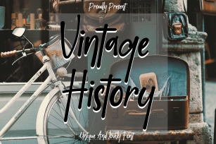 Vintage History Font Download