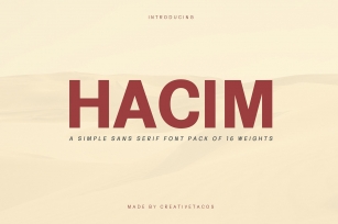 Hacim Family Font Download