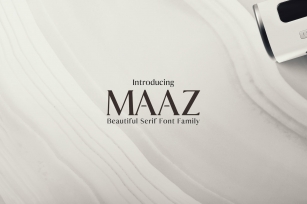 Maaz Family Font Download