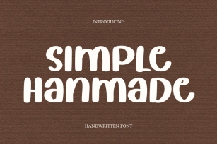 Simple Hanmade Font Download