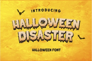 Halloween Disaster Font Download