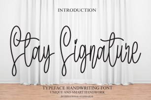 Stay Signature Font Download