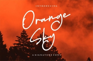 Orange Sky Font Download