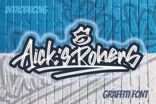 Aick's Robers - Graffiti Font Font Download