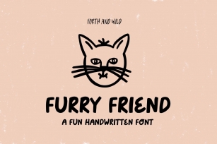 Furry Friend Handwritten Bold Font Download