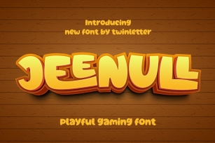 Jeenull Playful Display Font Download